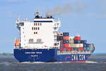 CMA CGM Neva , Containerschiff , IMO 9745548 , Baujahr 2018 , 194.99 × 32.31m , 2487 TEU , 14.04.2019 , Cuxhaven