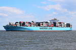 Maersk Gibraltar , Containerschiff , IMO 9739692 , Baujahr 2016 , 336.96 × 48.32m , 10100 TEU , 15.05.2019 ,  Cuxhaven 