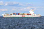 OOCL Kobe , Containerschiff , IMO 9329526 , Baujahr 2007 , 259.8 × 32.25m , 4578 TEU 
 15.05.2019 , Cuxhaven