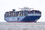 CMA CGM Antoine de Saint Exupery , Containerschiff , IMO 9776418 , Baujahr 2018 , 400 × 59m , 20776 TEU , 16.05.2019 , Cuxhaven 