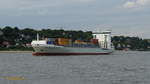 HENNEKE RAMBOW (IMO 9354430) am 14.8.201 Hamburg auslaufend, Elbe Höhe Bubendeyufer / 
Feederschiff / BRZ 9.981 / Lüa 134,44 m, B 22,5 m, Tg 8,71 m / 1 Diesel, MAK 9 M 43, reduz. 7.900 kW (7.740 PS), 18,5 kn / 868 TEU, 150 Reeferanschlüsse / gebaut 2007 bei Sietas, HH-Neuenfelde / Eigner: Rambow Reederei, Drochtersen, D.,  Operator: Unifeeder AS, Aarhus, Denmark / Flagge. Deutschland, Heimathafen: Hamburg /
