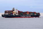YM EVOLUTION , Containerschiff , IMO 9496460 , Baujahr 2014 , 259 x 37.3 m , 4662 TEU , 15.03.2020 , Cuxhaven
