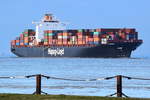 AL MANAMAH , Containerschiff , IMO 9349538 , Baujahr 2008 , 306 x 40.05 m , 6435 TEU , 16.03.2020 , Cuxhaven 