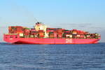 ONE OLYMPUS , Containerschiff , IMO 9312987 , Baujahr 2007 , 336 x 45.8 m , 8628 TEU , Cuxhaven , 16.03.2020
