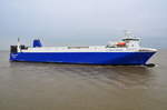 JUTLANDIA SEAWAYS , Ro-Ro-Cargo-Schiff , IMO 9395355 , 187 x 26.49 m ,Baujahr 2010 , Cuxhaven , 17.03.2020