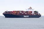 AL MANAMAH , Containerschiff , IMO 9349538 , Baujahr  2008 , 306 x 40.05 m , 6435 TEU , Cuxhaven , 18.03.2020