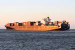 ATHENIAN , Containerschiff , IMO 9408865 , Baujahr 2011 , 349.65 x 45.6 m , 9954 TEU , Cuxhaven , 20.03.2020