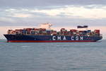 CMA CGM BOUGAINVILLE , Containerschiff , IMO 9702156 , Baujahr 2015 , 398 x 54 m , 16000 TEU , 30.05.2020 , Cuxhaven