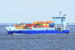 AURORA , Feederschiff , IMO 9234989 , Baujahr 2001 , 134.42 x 22.75 m , 868 TEU , 02.06.2020 , Cuxhaven