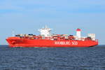 CAP SAN RAPHAEL , Containerschiff , IMO 9622253 , Baujahr 2014 , 333.2 x 48.32 m , 9814 TEU  , 02.06.2020 , Cuxhaven