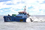 SURE DIAMOND , Offshore Supply Ship , IMO 9768631 , 26 x 9 m , Baujahr 2015 , 05.06.2020 , Cuxhaven