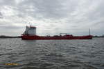 MED SERHAT (IMO 9461922) am 28.3.2021: Hamburg auslaufend, Elbe Höhe Wittenbergen / Chemie- / Öltanker / BRZ 5.651 / Lüa 119,9 m, B 17,2 m, Tg 7,2 m / 1 Diesel MaK / Typ 8M32C, 4.000 kW (5.440 PS), 11,9 kn / gebaut 2020 bei Erigli Shipyard, Türkei / Eigner+Manager: MED Marine Istanbul, Türkei / Flagge: Malta, Heimathafen: Valetta /