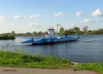 Autofhre auf der Elbe in Bleckede - 18.05.2005  