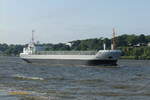 MARJATTA (IMO 9345374) am 3.9.2021, Hamburg einlaufend, Höhe Finkenwerder /  Ex-Name: FLINTERBIRKA /  Stückgut / BRZ 2.474 / Lüa 82,5 m, B 12,5 m, Tg 5,3 m / 1 Diesel, MaK 6M5, 1.850 kW