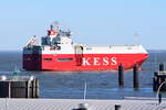 EMS HIGHWAY , Fahrzeugtransporter , IMO 9195133 ,  80 x 16 m , Baujahr 1999 , 17.04.2022 ,Cuxhaven