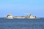 MEDWAY , Saugbagger , IMO  9524152 , Baujahr 2012 , 118.47 x 21 m , 18.04.2022 , Cuxhaven