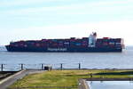 AL SAFAT , Containerschiff , IMO 349497 , 306 x 40.05 m , Baujahr 2008 , 6435 TEU , 19.04.2022, Cuxhaven