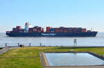 MISSOURI EXPRESS , Containerschiff , IMO 9349552 , Baujahr 2008 , 306 x 40 m , 6921 TEU , Cuxhaven , 20.04.2022