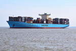 ELEONORA MAERSK , Containerschiff , IMO 9321500  , Baujahr 2007 , 397,71 x 56,4 m , 15550 TEU , 21.04.2022 , Cuxhaven