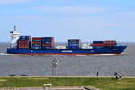 ELBWAVE , Feederschiff , IMO 9504035 , 151.72 x 23.4 m , Baujahr 2011 , 1036 TEU , Cuxhaven , 22.04.2022