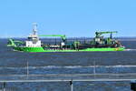 MEUSE RIVER , Saugbagger , IMO 	9866988 , Baujahr 2020 , 116 x 26m , Cuxhaven - Alte Liebe , 05.04.2025