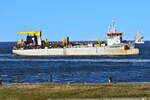 VITUS BERING , Saugbagger , IMO 9573062  , Baujahr 2012 , 119.1 x 23 m , 05.04.2025  , Cuxhaven - Alte Liebe , 