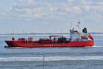 ARAGONITH , Tanker , IMO 9164081  , Baujahr 1999 , 92.6 x 15.3 m , 06.04.2025 , Cuxhaven - Alte Liebe ,
