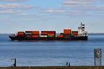 NORDIC PORTO , Feederschiff , IMO 9448671 , Baujahr 2011 , 158.08 x 23.5 m , 1085 TEU , 06.04.2025 , Cuxhaven - Alte Liebe ,