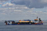 VOX ARIANE , Saugbagger , IMO 9867085 , 137 x 28m , Baujahr 2022 , Cuxhaven - Alte Liebe ,
