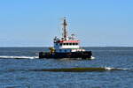 BAUMRÖNNE , Gewässerschutzschiff , IMO 9082219 , Baujahr 1991 , 26,61 x 9m , 07.04.2025 , Cuxhaven - Alte Liebe , 