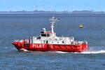 DUHNEN , Pilot , IMO DUHNEN , Baujahr 1999 ,  25.65 x 13 m , Cuxhaven - Alte Liebe , 07.04.2025 ,