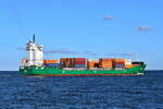ELBWIND , Feederschiff , IMO 9483334 , Baujahr 2012 , 151.72 x 24 m , 1036 TEU , Cuxhaven - Alte Liebe , 07.04.2025 ,