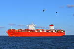 CAP SAN SOUMIO , Containerschiff , IMO 9633953 , Baujahr 2014 , 333.15 x 48.25m , 118938 TEU , 07.04.2025 , Cuxhaven - Alte Liebe , 