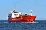 GISELA ESSBERGER , Tanker , IMO 9147734  , Baujahr 1998 , 125.2 x 19.64 m , 07.04.2025 , Cuxhaven - Alte Liebe , 