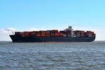 GSL MARIA , Containerschiff , IMO 9231236 , Baukjahr 2001 , 277 x 40.04 m , 5762 TEU ,  Cuxhaven - Alte Liebe , 07.04.2025 ,