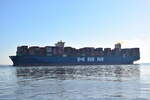 HMM STOCKHOLM , Containerschiff , IMO 9868352 , Baujahr 2020 , 399.9 x 61.5 m , 232311 TEU,  Cuxhaven - Alte Liebe , 07.04.2025 ,