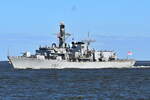 HMS SOMERSET F 82 , Fregatte , Großbritannien , 07.04.2025 , Cuxhaven - Alte Liebe , 