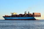MAJESTIC MAERSK , Containerschiff , IMO 9619919 , Baujahr 2013 , 399 x 59 m , 18270 TEU , 07.04.2025 , Cuxhaven - Alte Liebe , 