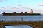 NYK RUMINA , Containerschiff , IMO 9416991 , Baujahr 2010 , 294.12 x 32.2 m , 55487 TEU ,  Cuxhaven - Alte Liebe , 07.04.2025 ,