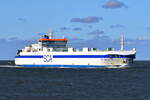 SCA OBBOLA , Ro-Ro Cargo Schiff , IMO 9087350 , Baujahr 1996 , 	170 x 24 m , 07.04.2025 , Cuxhaven - Alte Liebe , 
