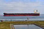 INDIAN FRIENDSHIP , Massengutschiff , IMO 9521394 , Baujahr 2013 , 292 x 45 m , 08.04.2025 , Cuxhaven - Alte Liebe , 