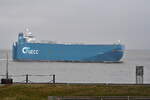 AUTOSTAR , Fahrzeugtransporter , IMO 9206786 , Baujahr 2000 , 140 x 22.7 m ,  Cuxhaven - Alte Liebe , 10.04.2025 ,