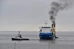 BBC RUBY , Mehrzweckschiff , IMO 9563744 , Baujahr 2013 , 153.45 x 23.45 m , 985 TEU , 10.04.2025 , Cuxhaven - Alte Liebe , 