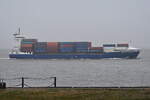 BERNHARD SCHEPERS , Feederschiff , IMO 9492505 , 151.74 x 23,4m , Baujahr 2011 , 1036 TEU , Cuxhaven - Alte Liebe , 10.04.2025 , 