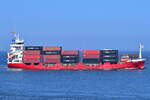 VICTORIA , Feederschiff , IMO 9165308 , Baujahr 1998 , 	101 x 18 m , 508 TEU , Cuxhaven - Alte Liebe , 12.04.2025 , 