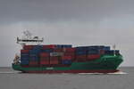 ELBRUNNER , Feederschiff , IMO 9395563 , Baujahr 2009 , 139.6 x 22.2 m , 974 TEU , Cuxhaven , Alte Liebe , 27.10.2025 ,
