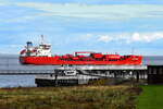 VIKSTRAUM , Tanker, IMO 9829796 , Baujahr 2019 , 129 x 20 m , 27.10.2025 , Cuxhaven , Alte Liebe 