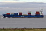 ELBWAVE , Feederschiff , IMO 9504035 , Baujahr 2011 , 153 x 24 m , 1036 TEU , 29.10.2025 ,Cuxhaven , Alte Liebe , 
