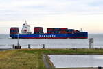 SEATRADE CHILE , Feederschiff , IMO 9976202 , Baujahr 2024 , 171.9 x 28.4 m , 1871 TRU ,  01.11.2025 ,Cuxhaven , Alte Liebe , 