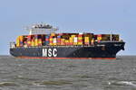 MSC ROMA , Containerschiff , IMO 9304447 , Baujahr 2006 , 337 x 45 m , 9178 TEU , 11.04.2026 , Alte Liebe Cuxhaven